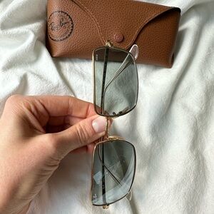 Ray-Ban 1969 Gold Sunglasses with Case